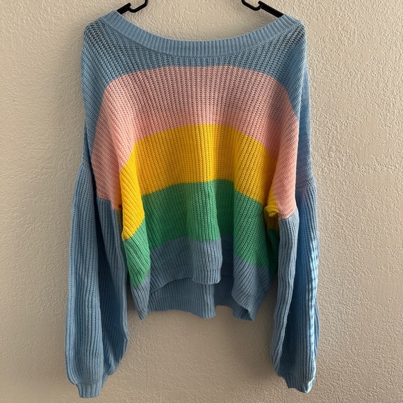 Color Block Sweater Size Large - Picture 2 of 4